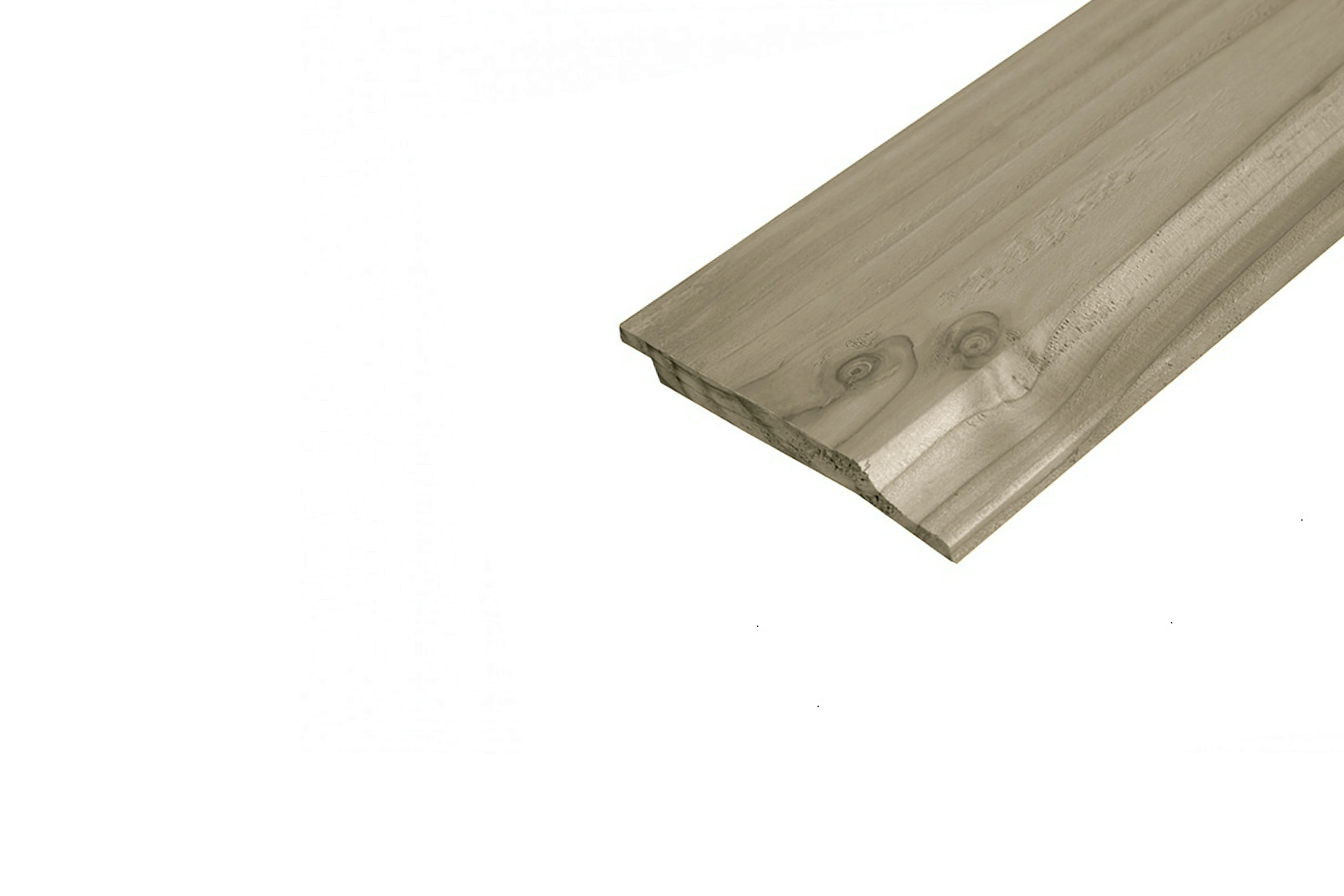 Douglas Enkel Rabat 1.8 x 14.5 cm (18 x 145 mm) Geschaafd Geïmpregneerd - Lengte 400 cm - Afbeelding 1